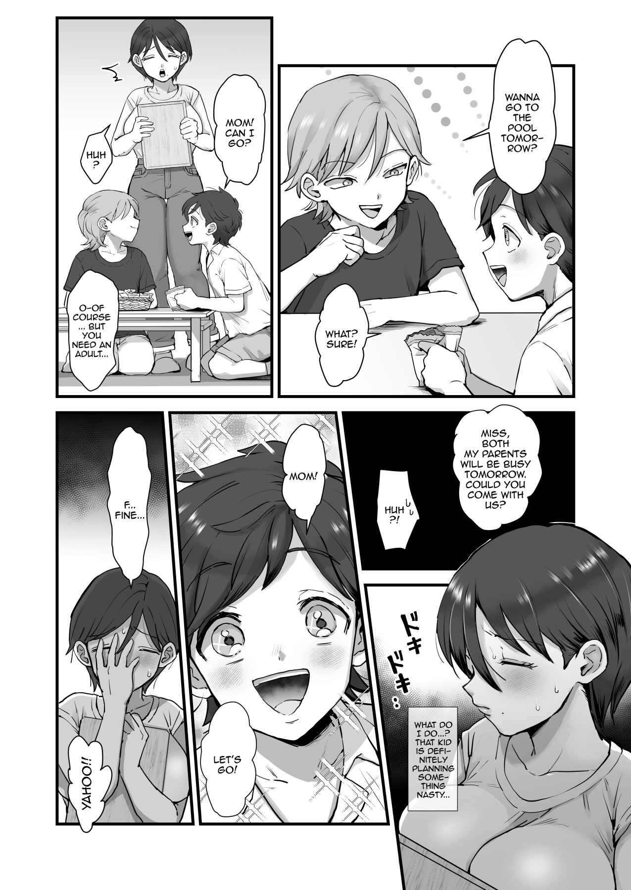 Hentai Manga Comic-A Narrow-Eyed Gentle Big-Breasted Mama-Chapter 2-5